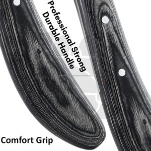 2026 Fournisseur de qualité supérieure, couteau à lame incurvée à manche noir, en acier inoxydable, résistant à la rouille, couleurs personnalisables, réutilisable, qualité supérieure, pour cheval - Product Image 6