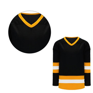Camiseta de Hockey con Estampado por Transferencia Térmica, Poliéster Transpirable, Nombre del Equipo Personalizado, Unisex, Logotipo Frontal, Manga Corta, Cuello en V, Ajustable para Adultos - Product Image 5