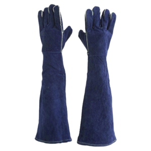 Gants de soudage en cuir de vachette pleine fleur de haute qualité, durables et résistants, protection industrielle pour soudeurs, gants de lutte contre l'incendie - Product Image 5