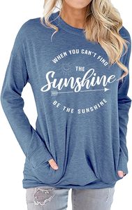 Full sleeve Printed <b>Top</b> Women's Leisure T-Shirt for Spring/Summer <b>One</b>-Color Standard - Product Image 4