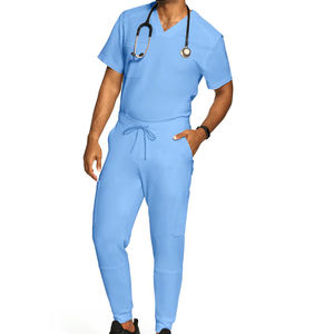 Tenues d'infirmière de qualité supérieure, unisexes, pour l'été, confortables, coupe classique, design uni personnalisable. - Product Image 5