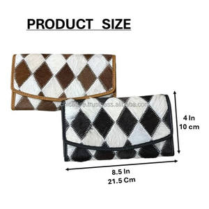 Cartera de Mujer de Cuero Vacuno Genuino Estilo Bohemio, Diseño Western con Parches, Monedero Largo para Damas, Organizador de Tarjetas y Efectivo - Product Image 2