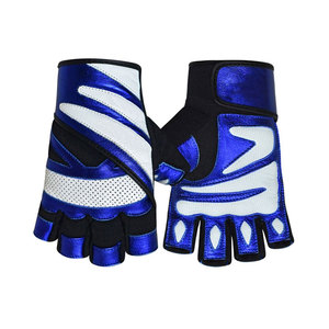 Gants de fitness athlétiques antidérapants à demi-doigts avec logo personnalisé pour la musculation, l'haltérophilie, le cyclisme et les exercices en extérieur - Product Image 6
