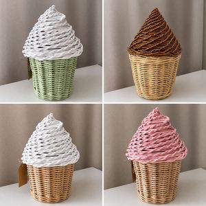 New Design Rattan Ice Cream Gergean <b>Box</b> <b>Ramadan</b> Giveaway <b>Gift</b> <b>Box</b> Best Selling Factory Manufacturer OEM ODM - Product Image 2