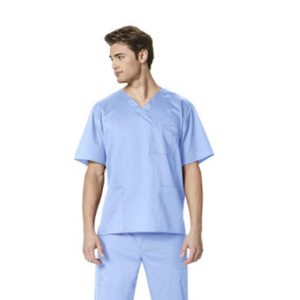 Conjunto de Uniforme Médico Quirúrgico de Manga Corta para Enfermería, Unisex, de Algodón Tejido, para Verano, Personalizable, con Estampado de Agujas - Product Image 6