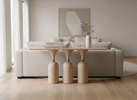 Table console en contreplaqué, table basse moderne, écologique, pour salon, artisanale, sur mesure, qualité export, meubles en bois pour la maison