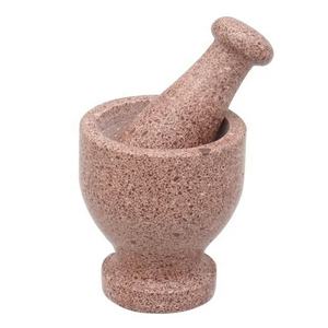 Broyeur d'ail pour épices et herbes broyeur pilulier haute qualité pour la cuisine vente en gros d'aliments faits à la main ensemble de mortier pilon en bois d'acacia - Product Image 1