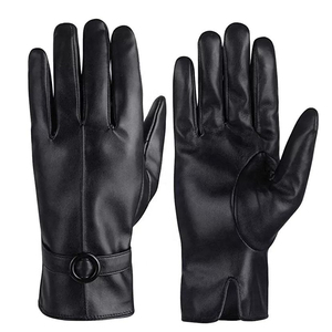 Guantes de lana cálidos de invierno para hombre, guantes de trabajo de piel de oveja impermeables para invierno - Product Image 6