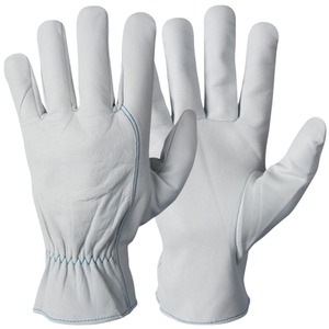 Guantes Unisex de Verano de Cuero de Vaca y Piel de Cabra con Dedos Completos, de Cuero Granulado para Adultos, Protección para Conducir, Deportes, Ciclismo y Pesca - Product Image 5