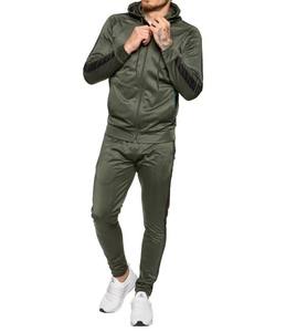 Chándal Deportivo con Cremallera para Hombre, Transpirable, de Secado Rápido, para Gimnasio, Entrenamiento, Correr, Tallas Grandes - Product Image 2