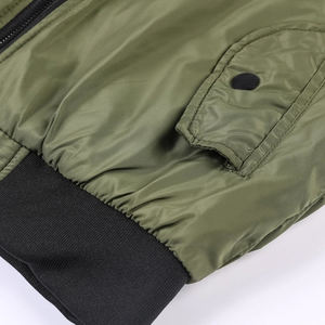 Chaqueta Bomber para Hombre, Diseño Más Demandado, Corta, Precio Razonable, Transpirable, Antiarrugas, con Tejidos de Última Generación - Product Image 5