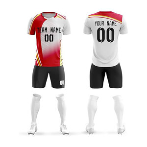 Camisetas de Fútbol de Verano Premium de Secado Rápido, Transpirables, de Algodón, Personalizadas con Sublimación, Kits de Fútbol de Poliéster Impresos, OEM - Product Image 6