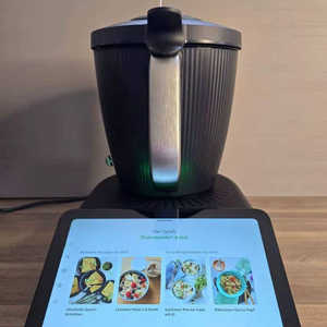 Nouveaux robots culinaires électriques Vorwerks Thermomixs TM7, bol mélangeur en acier inoxydable, commande par application, USB/batterie, faible bruit, hachage - Product Image 2