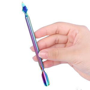 Herramienta Profesional de Doble Punta de Acero Inoxidable para Empujar y Remover Cutículas - Product Image 2