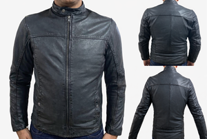 Most Popular Quality Custom Men Leather Jacket Pakistan Made Top Quality Motorbike Leather Jackets - Product Image 4