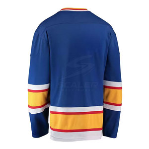 Jersey de Hockey sobre Hielo Personalizado con Nombre de Equipo, Talla Grande, 100% Poliéster, Cuello en V, Corte Regular, Tela Suave y Transpirable - Product Image 5