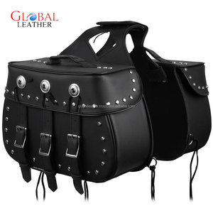 Bolsa de Equipaje para Motocicleta de Cuero Genuino Vintage de Alta Calidad, Impermeable, Transpirable, de Secado Rápido, para Todas las Estaciones, Personalizable, 25L - Product Image 1