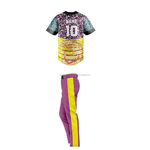 Ensembles d'uniformes de baseball pour hommes sur mesure en gros OEM - Séchage rapide, couleurs et tailles personnalisées, prix bas - Product Image 6