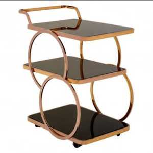 Hotel Restaurant Furniture Metal <b>Table</b> Antique Finishing Shiny Polished Serving <b>Table</b> Serving <b>Table</b> Room <b>Folding</b> Serving <b>Table</b> - Product Image 1