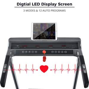 Portatile compatto 3.5HP elettrico tapis roulant pieghevole palestra Fitness macchina per fare Jogging a casa palestra 330lb - Product Image 6