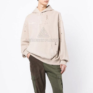 เสื้อฮู้ดดี้ผู้ชาย ดีไซน์พิเศษ ทนทาน คุณภาพสูง ผ้าฝ้าย 100% สไตล์ดิสเทรส  รับออกแบบเองได้ - Product Image 3