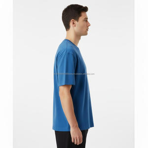 T-shirt pour homme, tissu doux, léger, manches courtes, coupe confortable, vêtements décontractés, mode de rue et impression de logo de marque personnalisée - Product Image 2