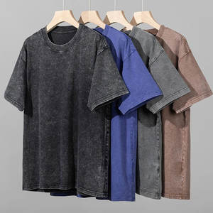 เสื้อยืดวินเทจสไตล์ล้างสีสำหรับผู้ชายและผู้หญิง สไตล์เรโทรพังก์สตรีทฮิปฮอป เสื้อยืดลายกราฟิก คอตตอนแขนสั้นลำลอง เสื้อคู่ - Product Image 5