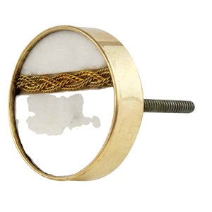 Pomos de Cajón Decorativos de Piedra Blanca, Pomos de Puerta de Mármol, Color, Forma y Tamaño Personalizados, Hechos en India - Product Image 1