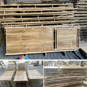 Eco Friendly Bamboo <b>Sunbed</b> Outdoor Lounge Chair Natural Garden Patio Furniture Vietnam Supplier OEM ODM - Product Image 6