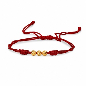 Bracelet en macramé avec cordon noir texturé plaqué or rhodié 14 carats, réglable, fait main, minimaliste, unisexe, bijoux fins, pour tous les jours - Product Image 3