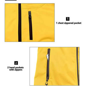 Gilet Softshell Décontracté pour Homme, Veste Sans Manches de Travail d'Extérieur, Entièrement Zippée, Coupe-Vent, Multi-Poches, pour Randonnée, Camping, Automne - Product Image 5