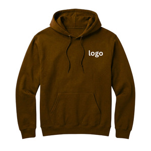 Sudadera con capucha para hombre, estilo vintage, holgada, de algodón, para correr, hip hop, invierno, exterior, con cordón ajustable, impresión de logotipo personalizado - Product Image 1