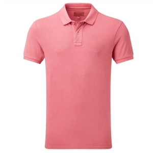 Polo en tricot à manches courtes pour homme, grande taille, couleur unie, respirant, en coton, décontracté, vêtements d'été pour homme, logo personnalisé - Product Image 4