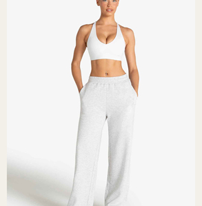 Pantalones Deportivos Extra Grandes para Mujer, Diseño 2026, para Gimnasio, Correr, de Felpa Suave, Lisos, de Pierna Ancha, para Otoño - Product Image 4