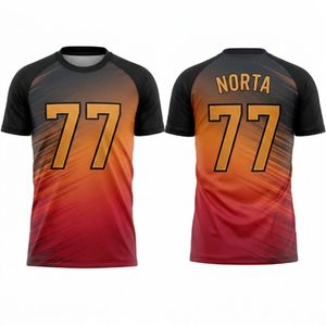 Camiseta de Fútbol con Sublimación de Mármol Abstracto, Impresión Digital Completa, Secado Rápido, Uniforme de Equipo para Hombre, Top de Entrenamiento - Product Image 3