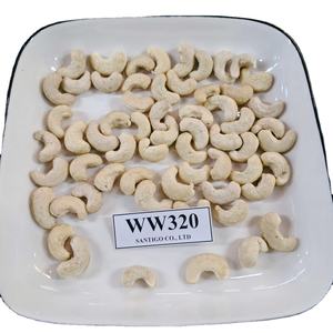 Anacardos SANTIGO Vietnam W320, anacardos W320 exportados a Oriente Medio Kernel Kaju Badam - Product Image 1
