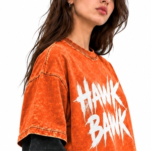 T-shirt double couche pour femme, style moderne à manches superposées, contraste lavé, polyester/coton, anti-boulochage, coupe classique, col rond, toutes tailles - Product Image 6