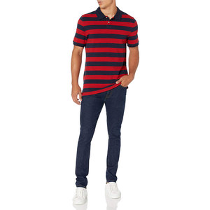Polo pour homme en coton doux à manches courtes, décontracté et respirant, avec options OEM/ODM - Product Image 1