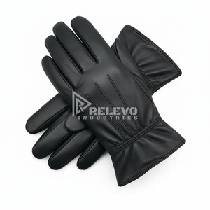 Gants de conduite pour hommes en cuir d'agneau véritable – Style classique et élégant - Product Image 1