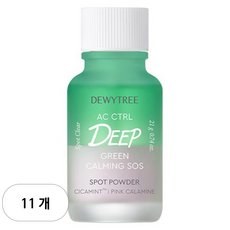 Dewytree 21g 11ea Poudre anti-imperfections SOS AC Control Deep Green Calming pour peaux grasses - Product Image 1