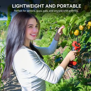 Sécateur électrique sans fil amélioré avec diamètre de coupe de 1,2 po, écran LCD et moteur sans balais - Product Image 5