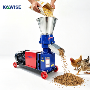 Machine à granulés à matrice plate électrique pour la production d'aliments pour volailles, porcs, bovins, moutons et autres animaux, à vendre - Product Image 2