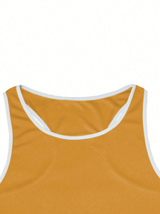 Wholesale <b>Cheap</b> Price Custom Your Own Logo Design Men Sleeveless Shirt Cotton Polyester Solid Color Gym Wear Man Tank Top - Product Image 5