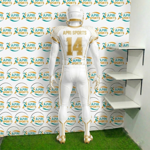 Ensemble de maillots de football américain confortables en sublimation, en stock, uniforme de football américain de haute qualité à vendre au meilleur prix - Product Image 5