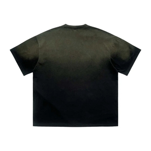 Custom Acid Wash Heavyweight Vintage Soft Cotton Short Sleeve O-Neck T-<b>Shirts</b> <b>Men</b> OEM Manufacturer Boxy Design <b>Silk</b> Screen - Product Image 2