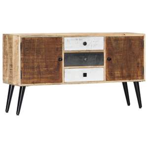 Buffet en bois de manguier massif 46,5"x11,8"x24,4" – Meuble élégant et durable - Product Image 1