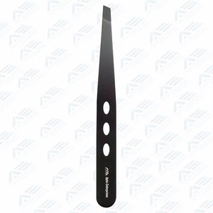 Pinzas de Acero Inoxidable para Belleza, Pinzas de Precisión para Cejas, Eliminación de Espinillas y Pelo Encarnado, Punta Inclinada - Product Image 5