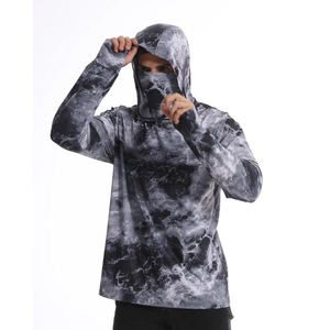 Camisetas de Pesca Impermeables al por Mayor OEM/ODM con Patrón de Sublimación Completa, Sudadera con Capucha UPF 50 UV, Suave, de Secado Rápido y Alto Rendimiento - Product Image 2