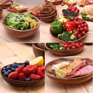 Encuentra un cuenco de madera clásico hecho a mano similar para servir alimentos y accesorios elegantes para la cocina del hogar. - Product Image 2