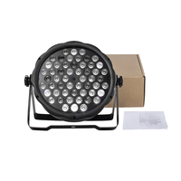 SHEHDS Luz LED PAR RGBW de 54x3W con Modo Sonido, Control DMX512, Luz de Escenario para DJ y Discoteca